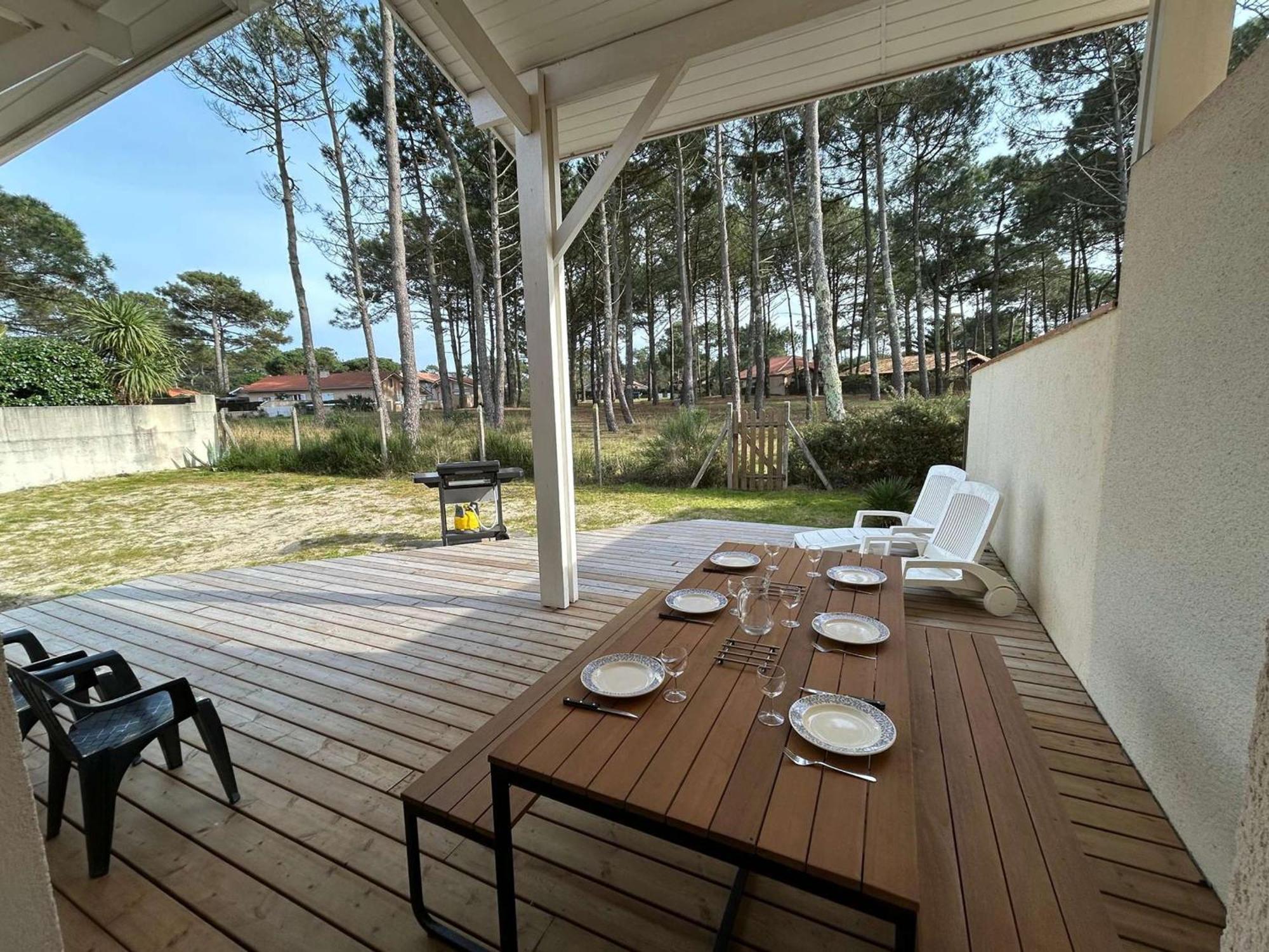 Villa Lumineuse Proche Plage Pour 8 Personnes - Fr-1-831-5 Biscarrosse Kültér fotó